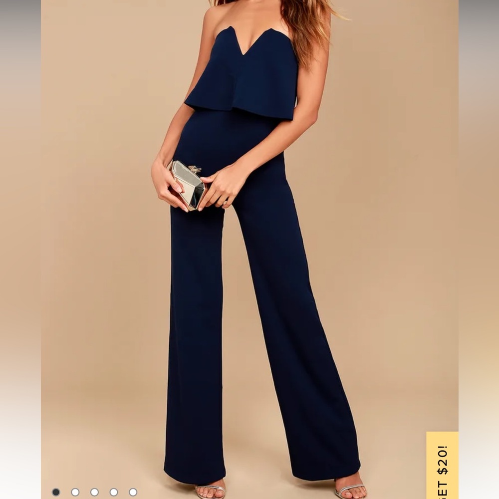 Strapless jumpsuit